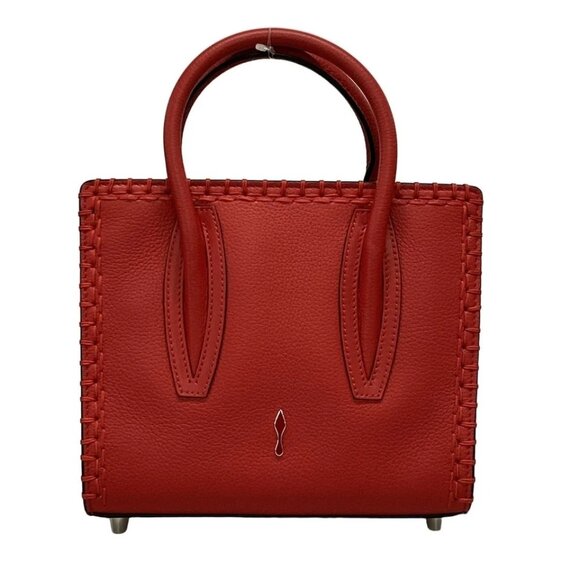 CHRISTIAN LOUBOUTIN Paloma S Mini - Red Leather Suede Handbag 616-042325 - Picture 2 of 15